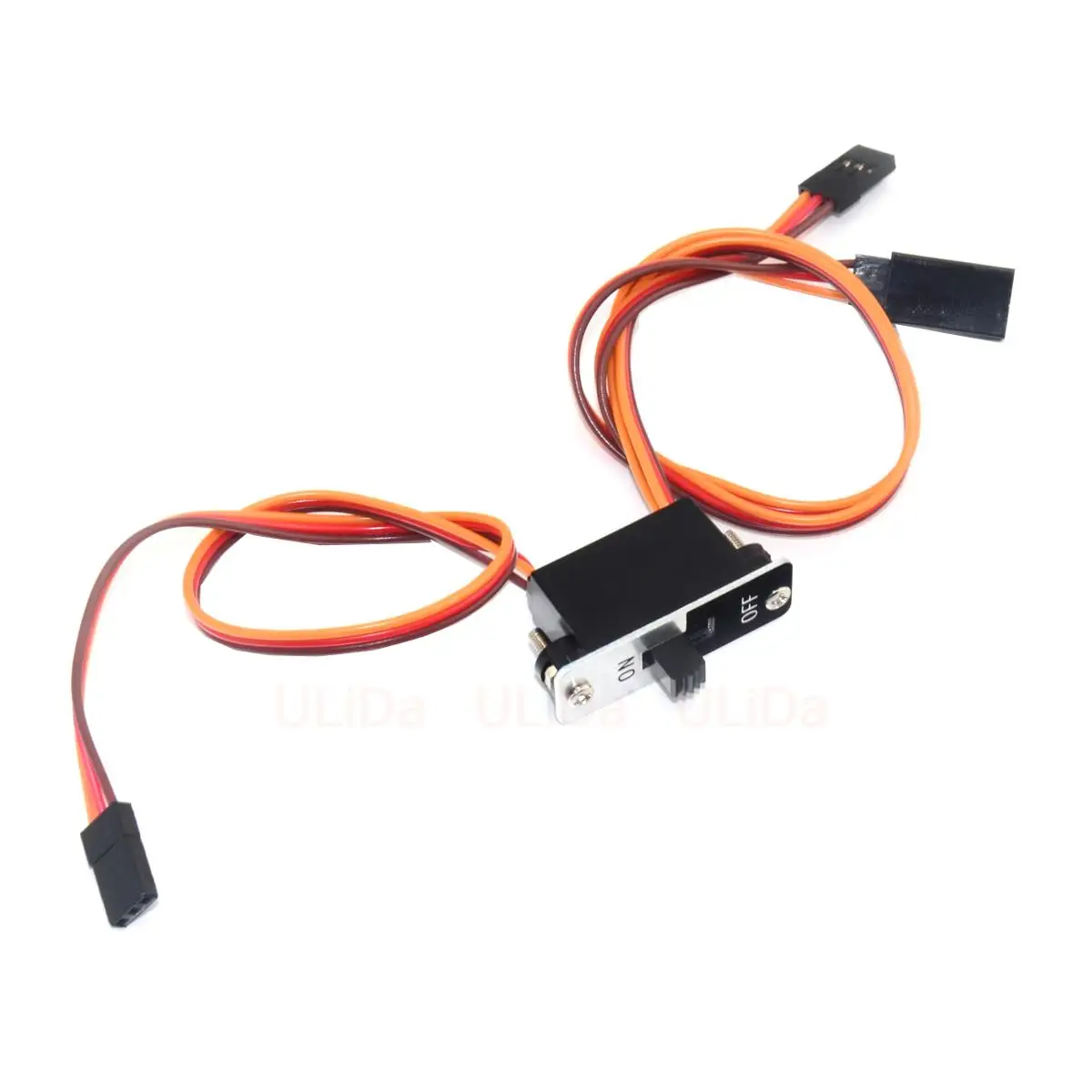 Connecteur JR FUTABA Récepteur Servo ESC Interrupteur ON/OFF Alimentation Robuste pour Voiture RC Quadricoptère Multicoptère Avion Drone UAV FPV