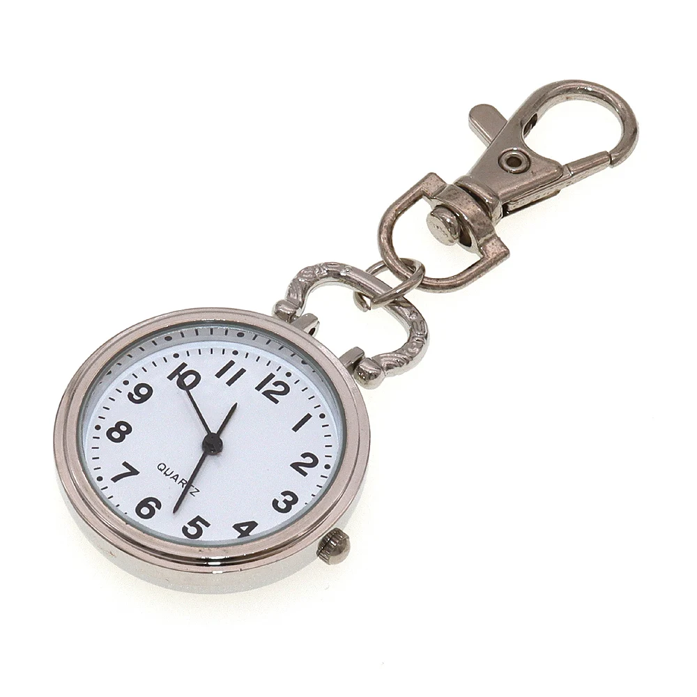 Sleutelhanger Horloge Pocket Watches Fashion Nurse Watch Sleutelhanger Fob Klok Met Batterij Arts Medical New Arrival