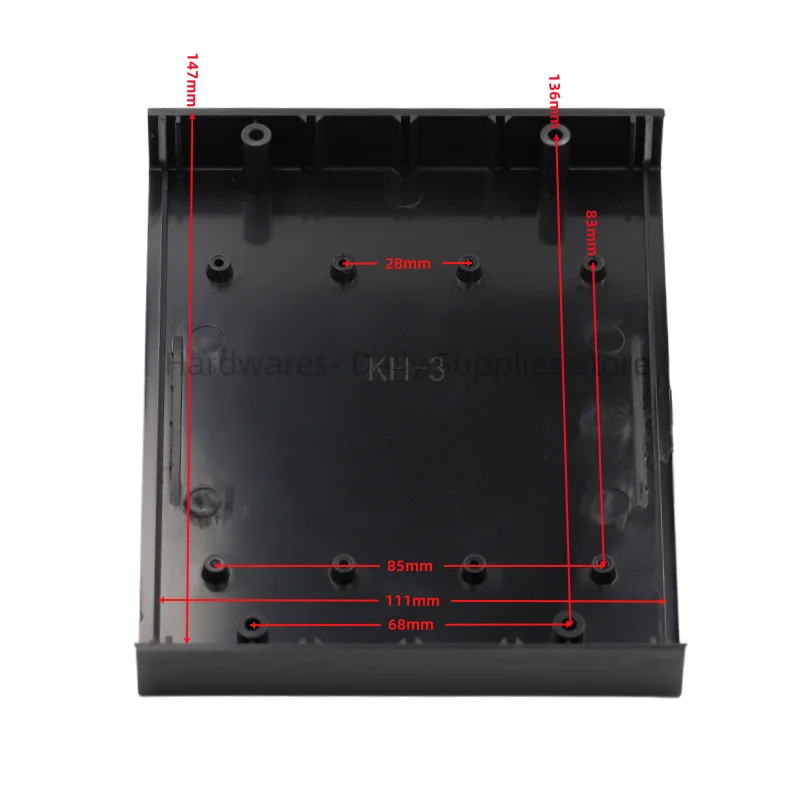 1pcs 150x120x40mm ABS Plastic housing Electronic instrument junction box Power module housing Circuit board mounting box