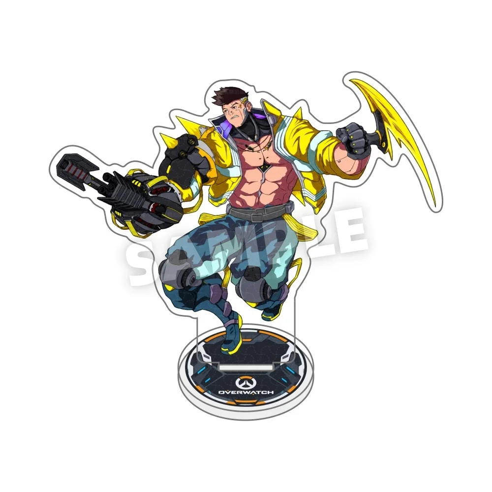 Overwatch Cyberpunk: Edgerunners David Martinez Lucy Kushinada Maine Rebecca Adam Smasher Acrylic Standee  Game keychain