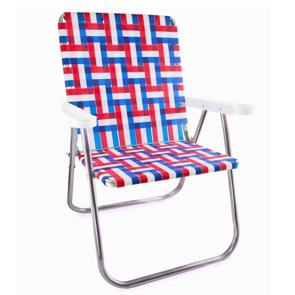 

Складное алюминиевое кресло для улицы и патио, сверхпрочное, с сетчатой спинкой, для кемпинга, спорта, пляжа, двора и пикников, легкое и портативное.