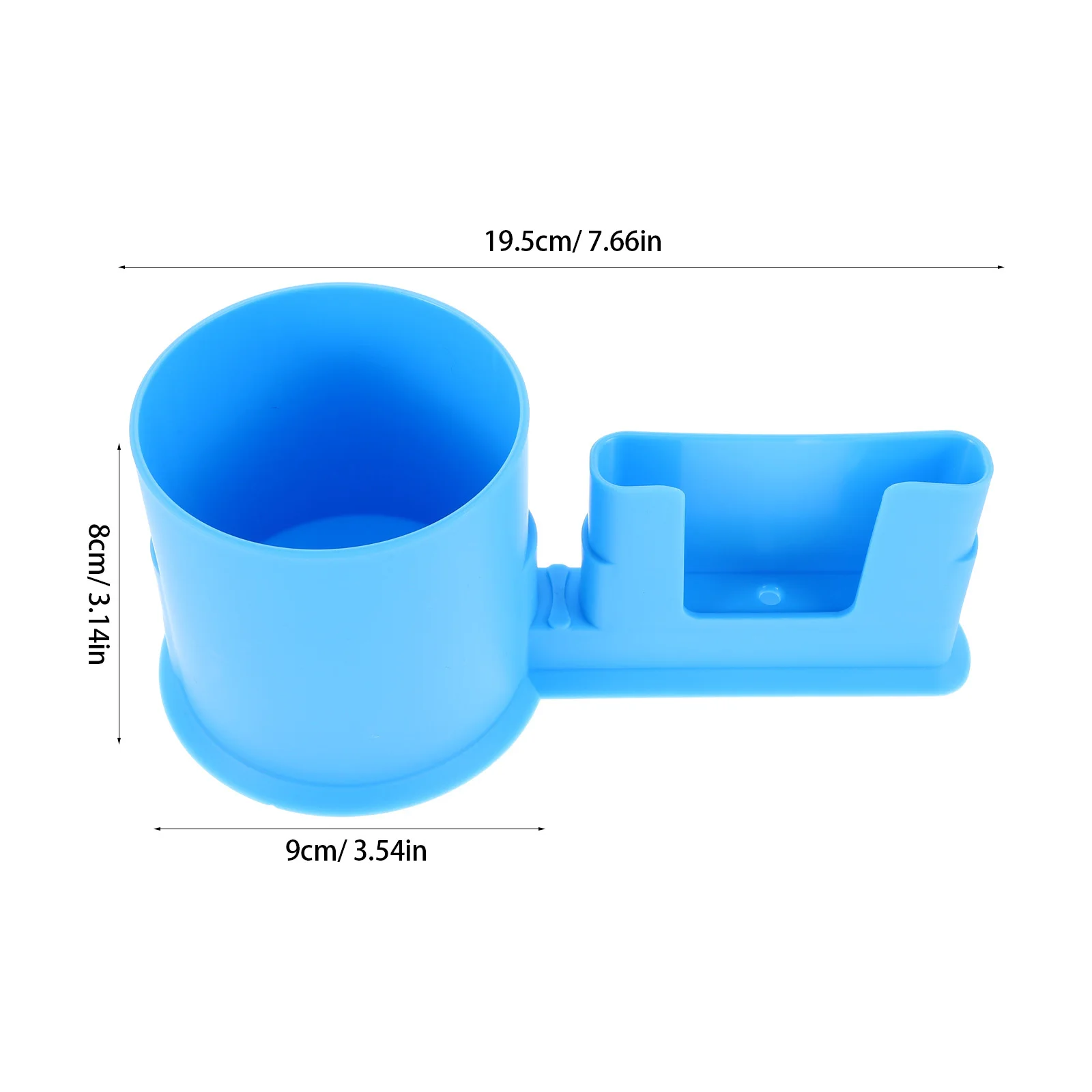 Tempat Cangkir Paddle Board Multifungsi Plastik, Dudukan Ponsel Kayak, Mudah Dipasang, Anti-Terguling, Rak Minuman Outdoor