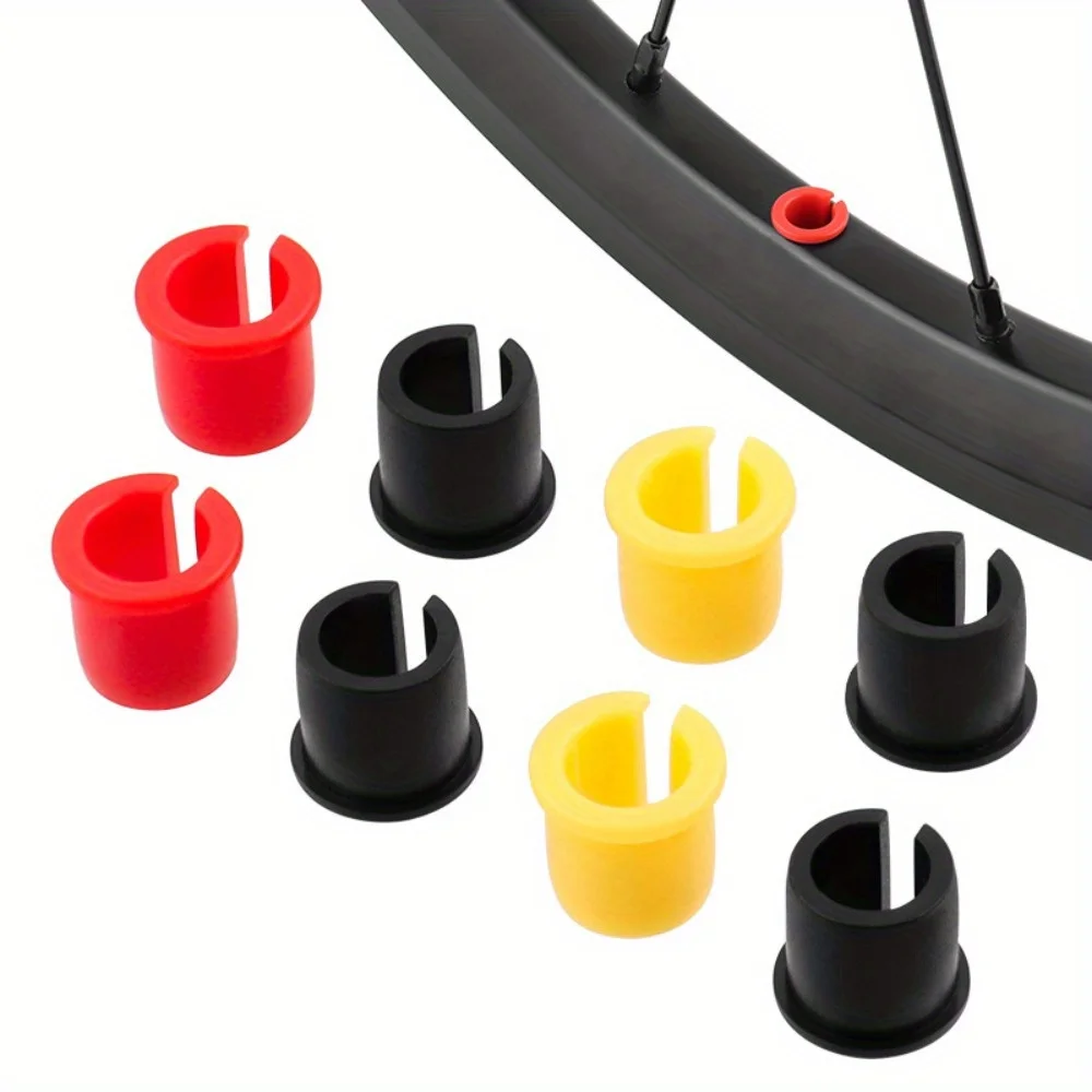 10pcs Bike Schrader To Presta Rim Adapter Convert Shrader To Presta Valve Plug Bicycle Valve Hole Adapter