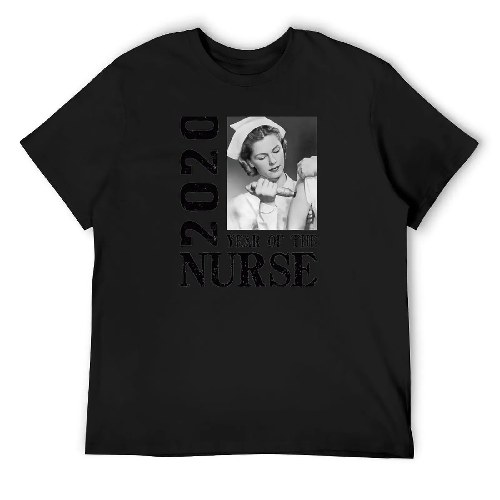 

2020 Year of the nurse T-Shirt summer top blanks plain white t shirts men