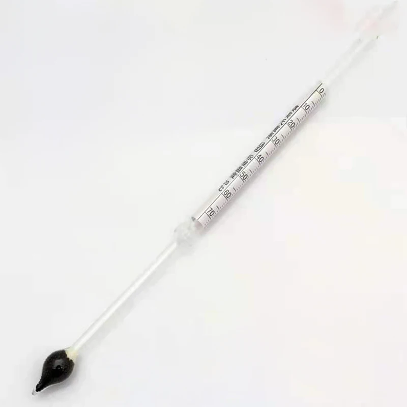 Baume Meter Glass Float Gauge Densitometer 0-70 High Precision Salinity Hydrometer Glass Liquid Hygrometer Length 270mm 5/PK