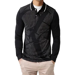 CHCH FAMILY New 2023 Men's Half Sleeved New Fashion Polo Shirt Leisure Business Casual Brand Design 100% Cotton Male Shirts Tops