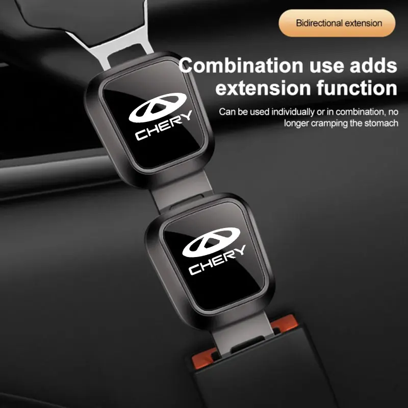 

Удлинитель ремня безопасности для автомобиля, регулируемый зажим-фиксатор для Chery Tiggo 2 3 4 5 6 7 8 3X 5X Pro, автоаксессуары