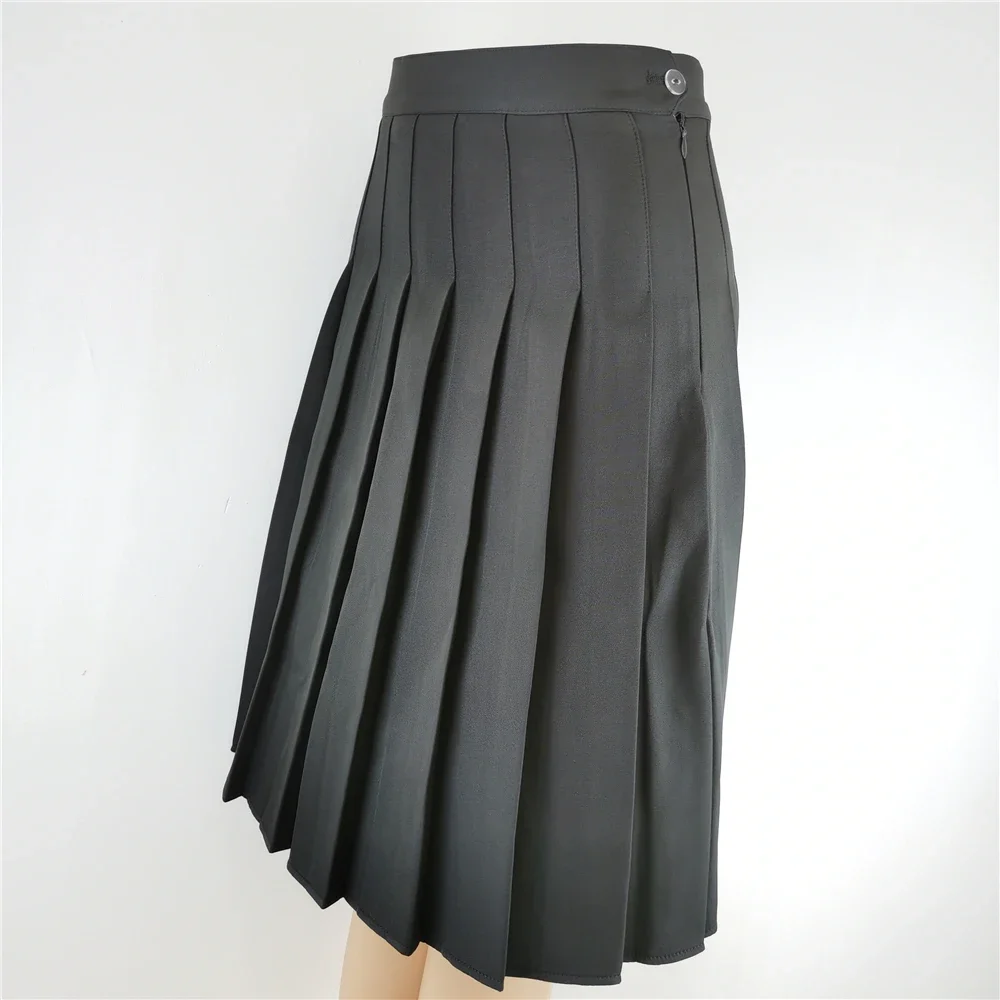 58cm Long Skirts for Women Long Pleated Skirt Korean Fashion Clothing Black White Plus Size Skirt Cosplay HarajukuY2k Clothes