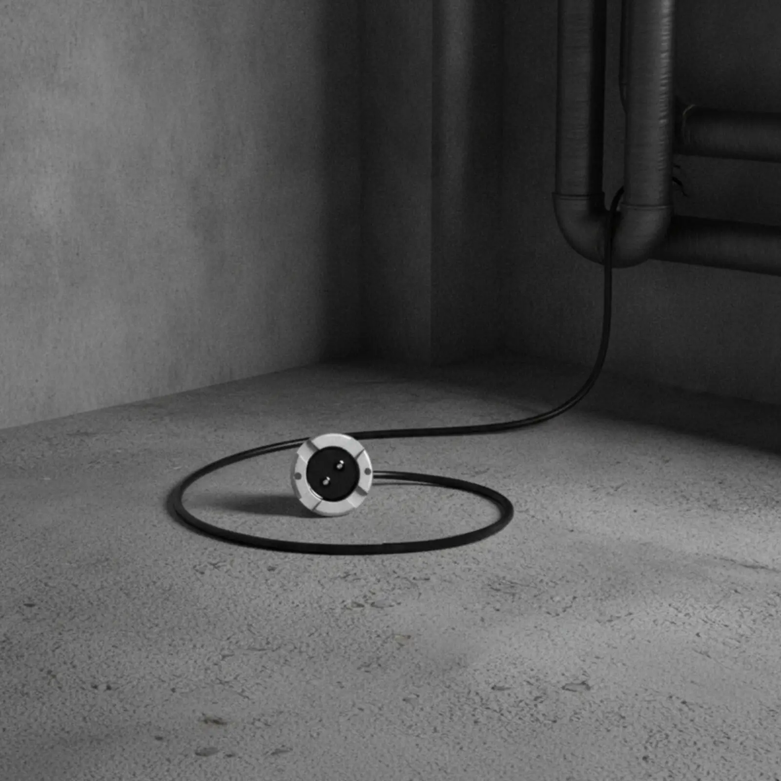 Leak Detection Alarm Water Sensor with 42mm Mounting Hole Spacing for Basement Floor Utility Area Flood Alert Monitoring Device