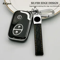 Fashion TPU Silver Edge Car Remote Key Case Cover per BYD S6 F3 L3 M6 F0 G3 S7 E6 G3R portachiavi portachiavi accessori Auto