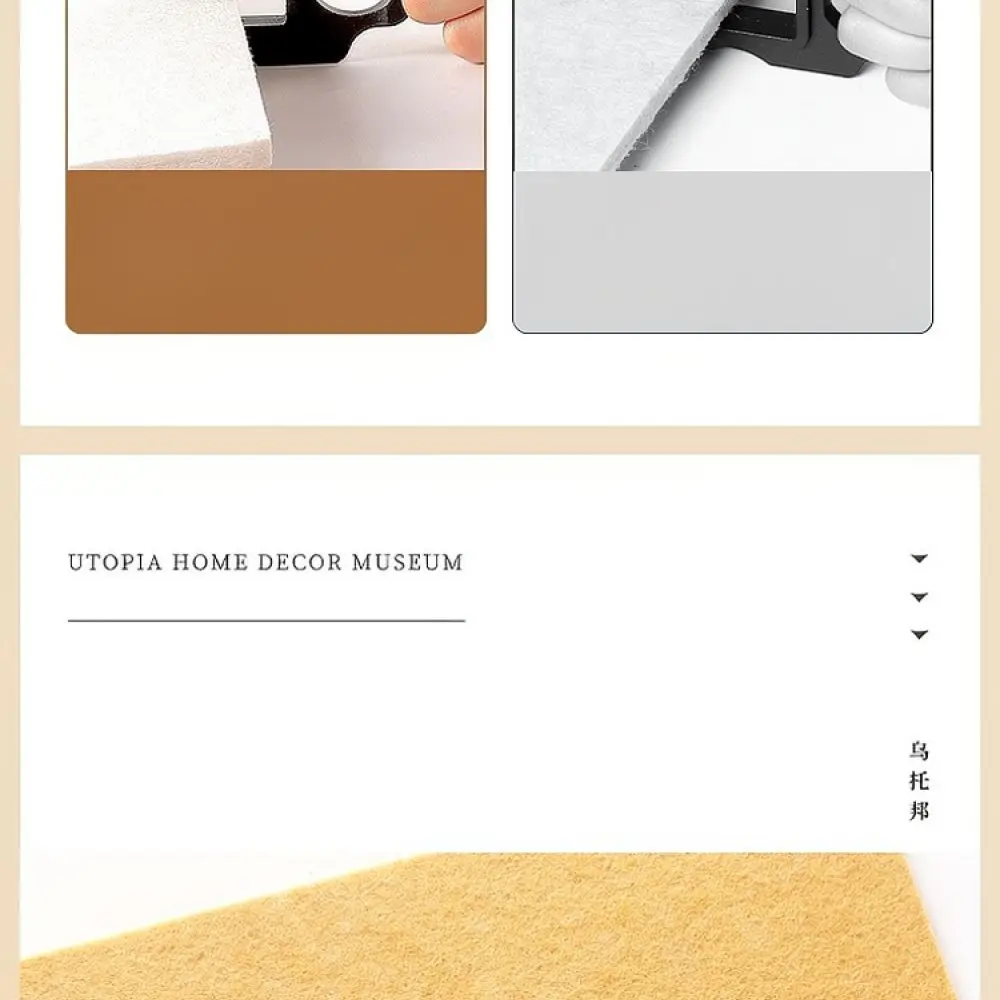 Modular Felt Wall Sticker Geometric Tiles For Home Office Background Memo Board Photo Display Living Room Decoration Panels