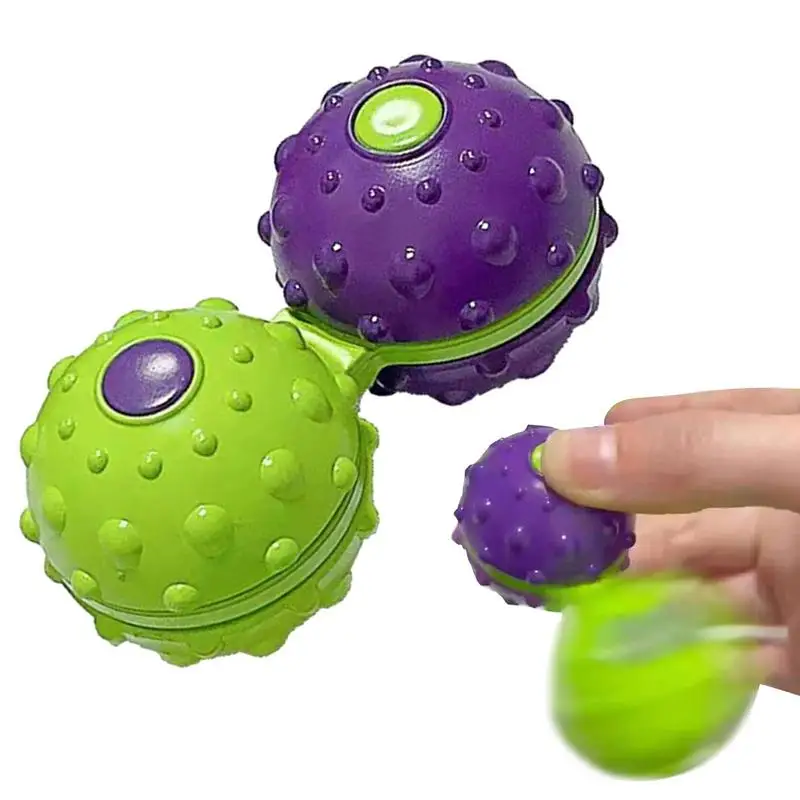 

Fingertip Massage 3D Ball Exercise Toy For Finger Spin Portable Hand Ball Massage Fidget Toy For Shoulders Back Relaxation