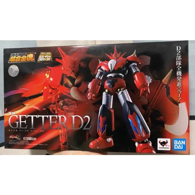 

In stock BANDAI Genuine Soul of Chogokin GX-98 Getter Robo Mecha-Complete Anime Action Figure Assembly Model Toys Gifts