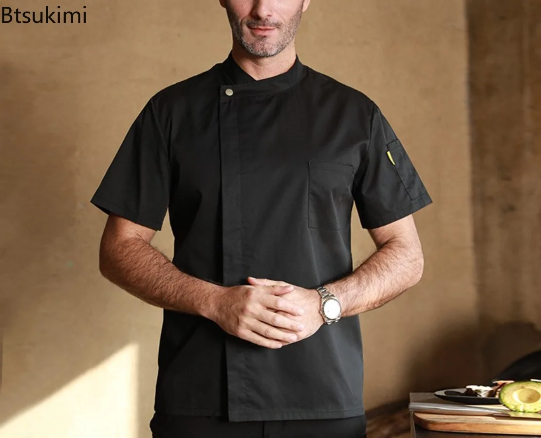 Chef แจ็คเก็ตฤดูใบไม้ร่วง/ฤดูหนาว Catering เครื่องแบบร้านอาหารห้องครัวเสื้อเบเกอรี่ Cafe Waiter/พนักงานเสิร์ฟ Workwear โรงแรมทําอาหารเสื้อผ้า