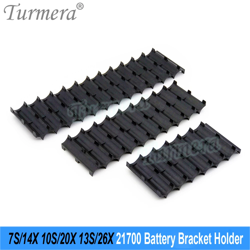 Turmera 18650 21700 Battery Holder 5S 7S 10S 13S Bracket Spacer Assemble for 12V 36V 48V Electric Bike or E-scooter Battery  Use