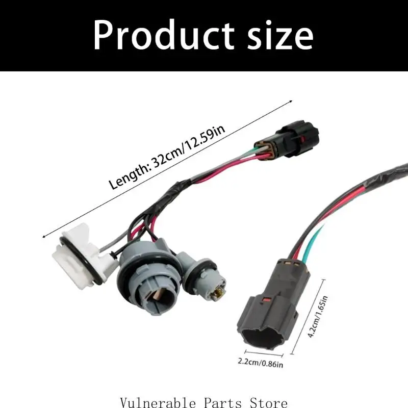 D0UC Tail Light Lamp Socket Harness Presaction Laillight Socket Socket Auto Auto Aportory Easy For 2016-2018