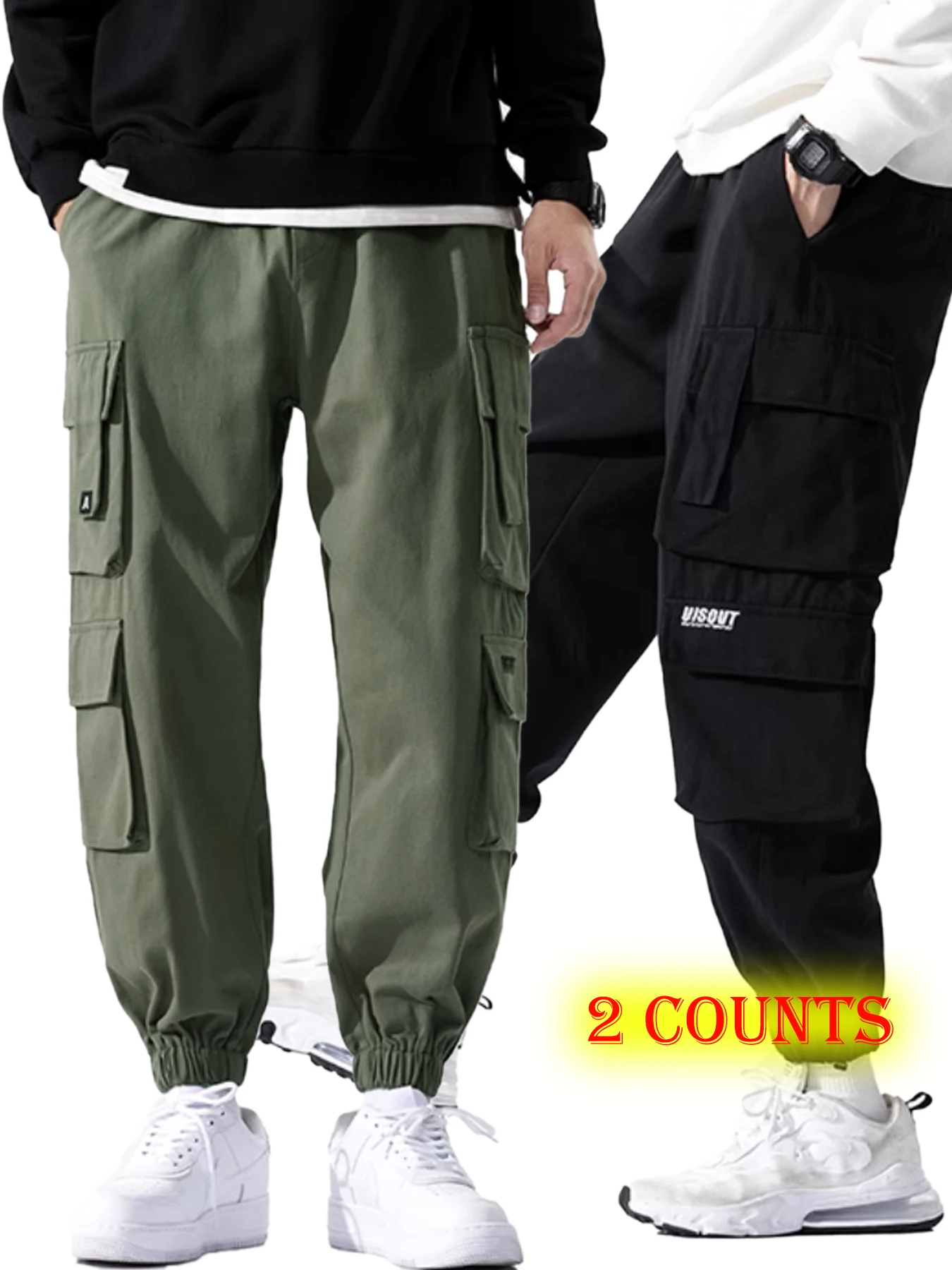 

Quick drying paratrooper work pants men 2025 summer thin loose straight tube hanging charge curved knife casual pants outdoor