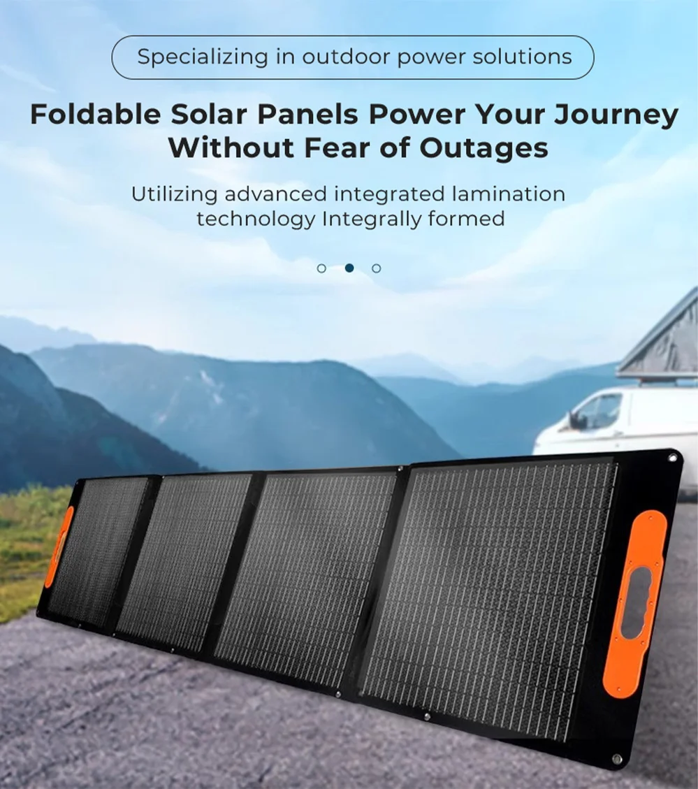 400W EU 420W Portable Foldable Solar Panel Kit High Efficiency For 2500W Power Station Global Use