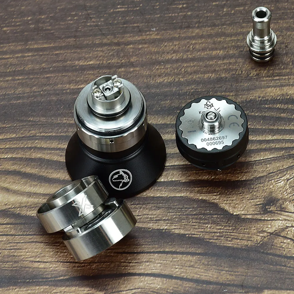 Imagem -03 - Kayfun-atomizador Reconstruível Single Coil Tank Tanque Vape kf x Mtl Rta 316ss Atomizador vs Tafun Gt5 Rta 4ml 24 Milímetros