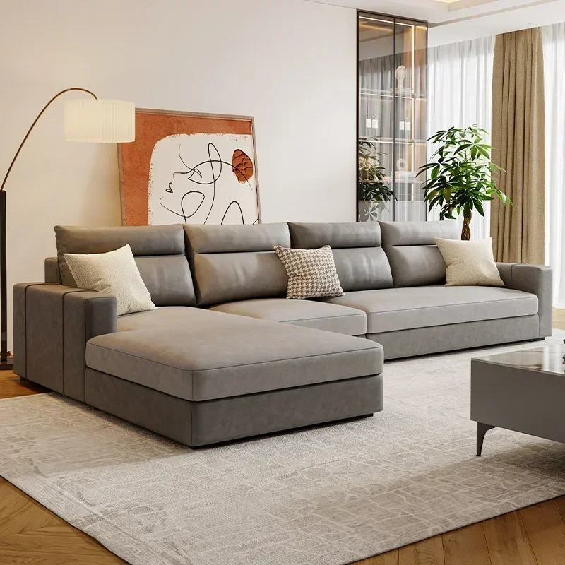 The product can be customized.Fabric sofa living room combination simple modern small apartment corner latex sofa.