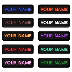 Custom Name Patch Personalized Patches Embroidered Military Tactical Badge Stripes Emblems Iron On Or Hook Loop for Clothes