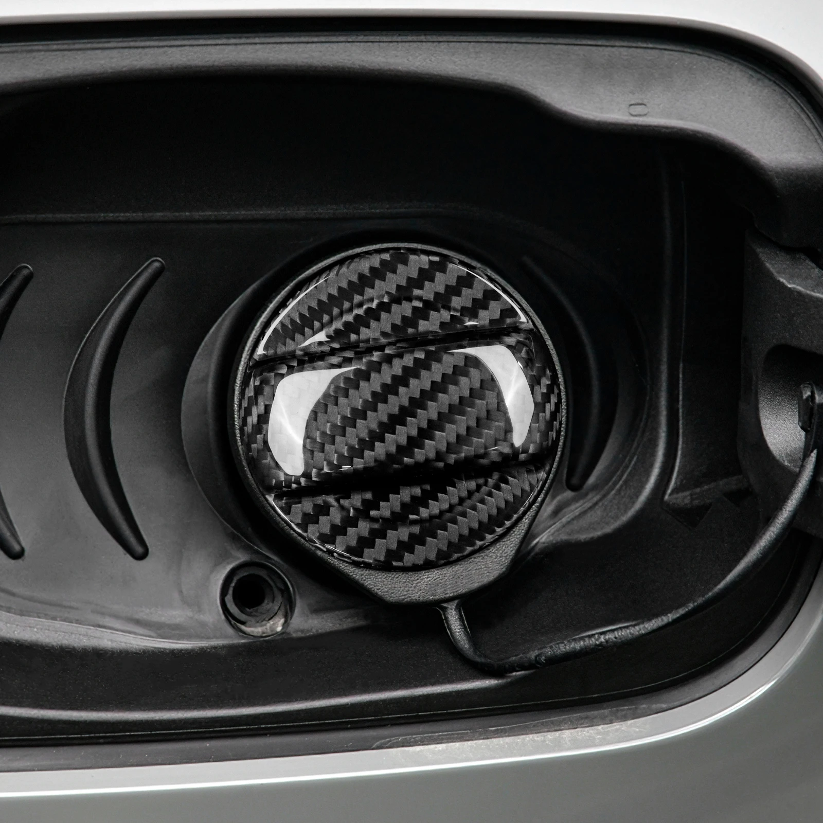 Real Hard Dry Carbon Fiber Cover Fuel Tank Cap Sticker for Seat Leon Cupra Leon Cupra Formentor 2021 2022 2023 2024 2025 2026