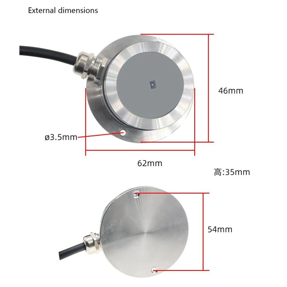 Ultraviolet Sensor Stainless Steel Ultraviolet Meter UV Detector Solar Index Detector Photoelectric Transmitter Weather Station - Image 3