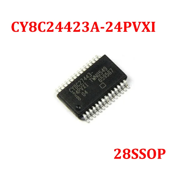 

1PCS/5PCS/10PCS/50PCS CY8C24423A-24PVXI IC MCU 8BIT 4KB FLASH 28SSOP Brand New Original IC Chip