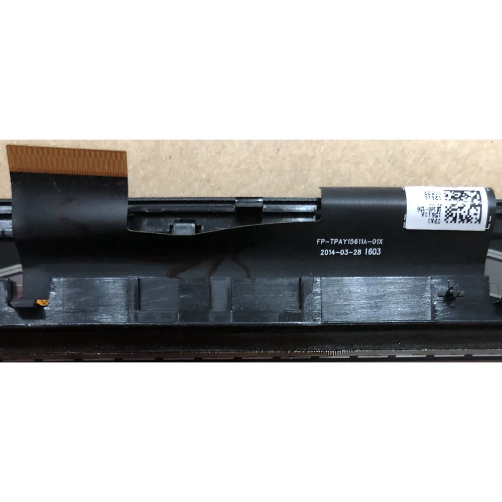 ل Asus TP550L TP550LA محمول FP-TPAY15611A-01X أسود 15.6 "شاشة تعمل باللمس محول الأرقام لوحة زجاج مع الإطار الحافة استبدال