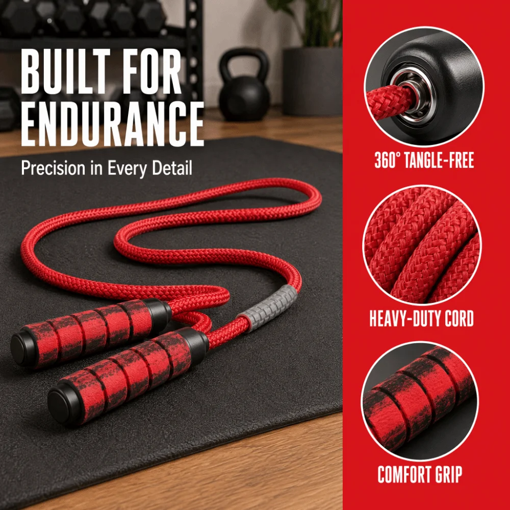 2pcs 5 Meters Length Multi Person Jump Rope Adjustable Handle Group Use Design Adjustable Skipping Rope Heavy Duty Rope