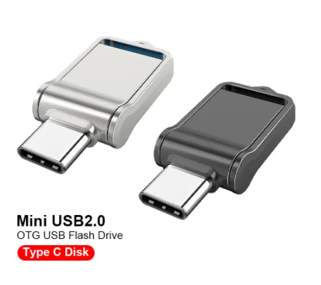 2023 New Metal Hot USB 2.0 Flash Drive Type-c Memory High Speed 64GB 128GB 256GB 512GB Large-capacity Storage USB Flash Drive