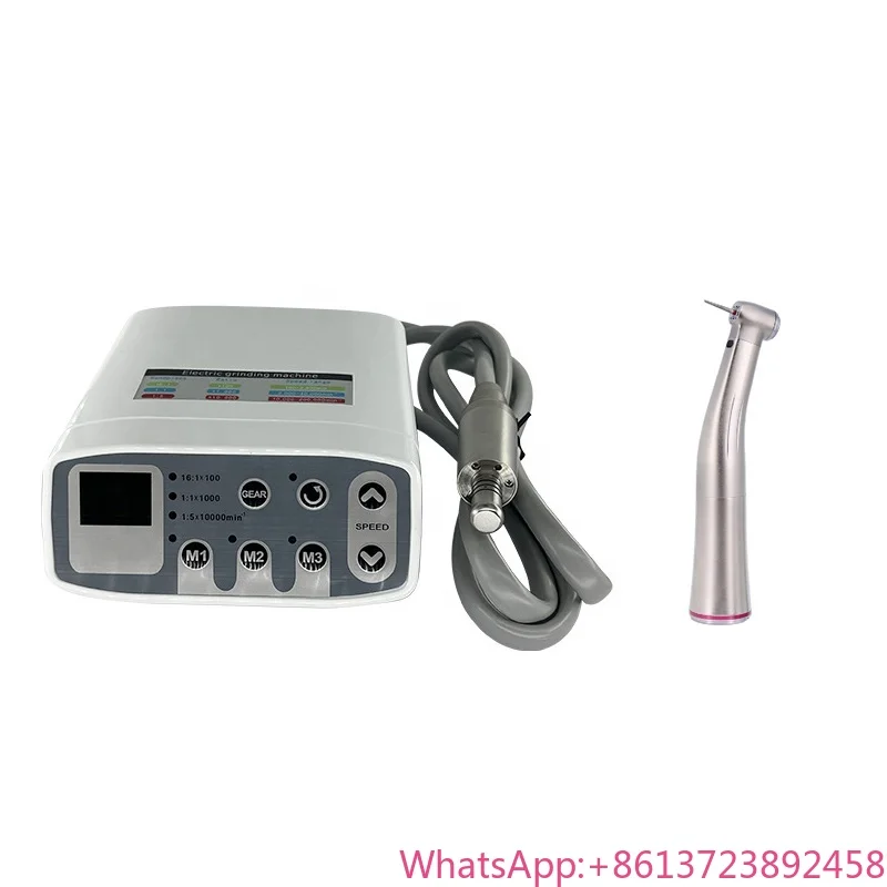 

Dent al Electric Micro Motor with 1:5 Fiber Optic Increasing Handpiece Dent al Brushless Micromotor