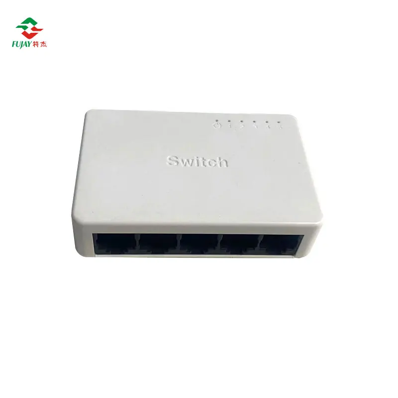 Wholesale plastic shell 5-port 10/100m switch network in Chinese factories