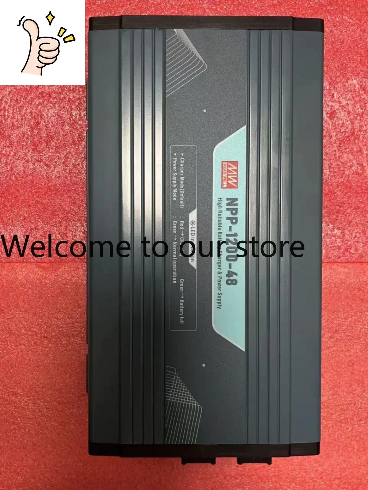 2025 Mingwei Power Supply NPB-1200-12/24/48V 1200W Smart Charger 2/3 Stage Lead Acid/Lithium Battery