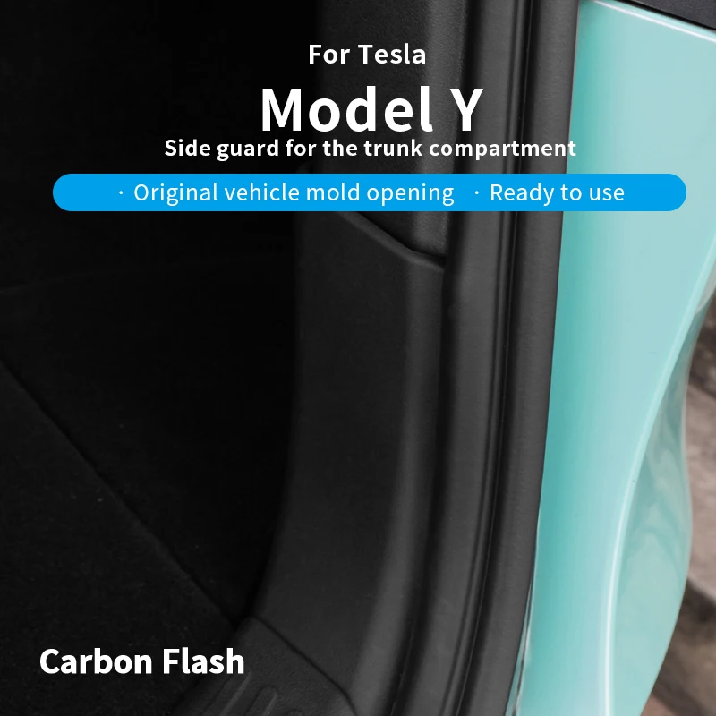 Geeignet für Tesla Model Y Kofferraum-Seitenschutz TPE Q