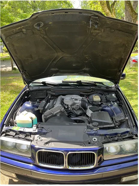 

366.5MM 2x Амортизатор капота для BMW 3 E36 Седан/Компактный хэтчбек/Универсал 1994-2000, передние газовые упоры капота, газовые пружины, амортизаторы, поршни