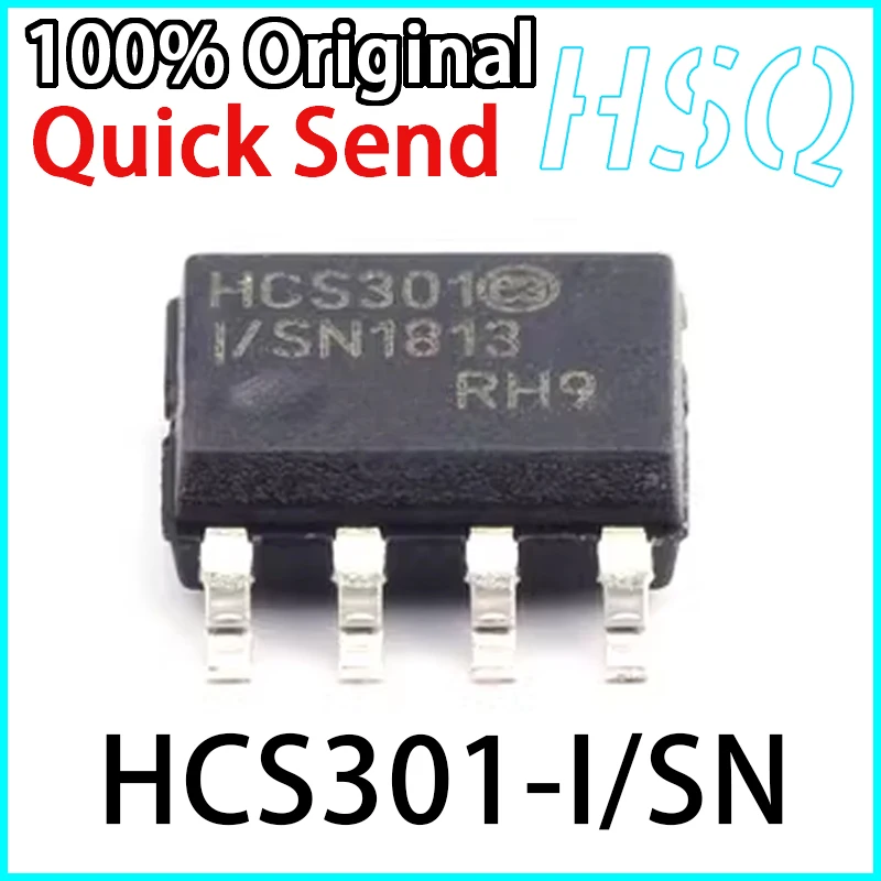 

5PCS HCS301-I/SN HCS301 SOP8 Automotive Remote Control Decoder Multiplexer Chip Integrated Circuit IC