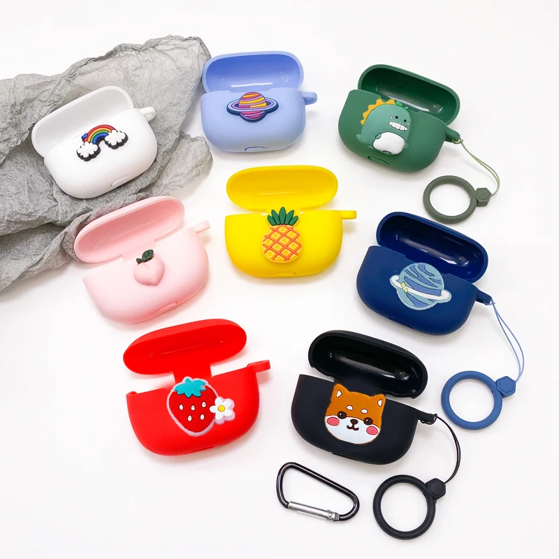 Étui de dessin animé pour Huawei FreeBuds Pro 3, drôle, mignon, anneau en silicone, anti-chute, écouteurs Bluetooth