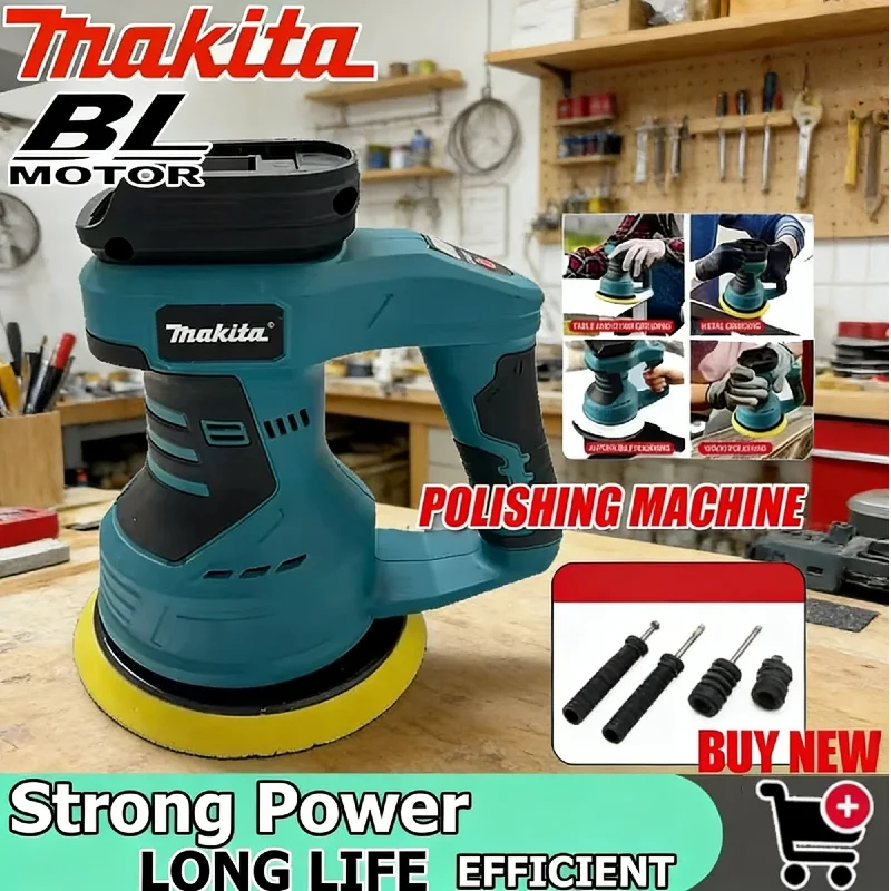 

Makita 18V Cordless Car Polisher, Sealing & Glazing Tool, Rechargeable Electric Polishing Machine, Auto Waxing & Sanding
