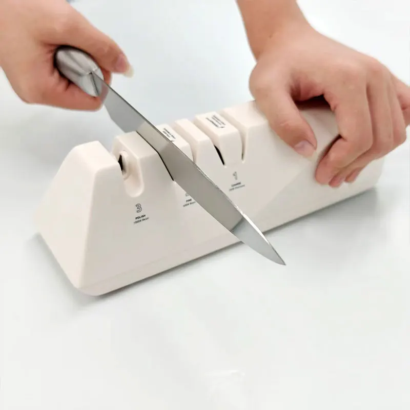 

Роскошная кухонная точилка с вилкой европейского/американского стандарта, электрическая точилка для ножей, 3-ступенчатая алмазная заточка, элегантный и стильный дизайн