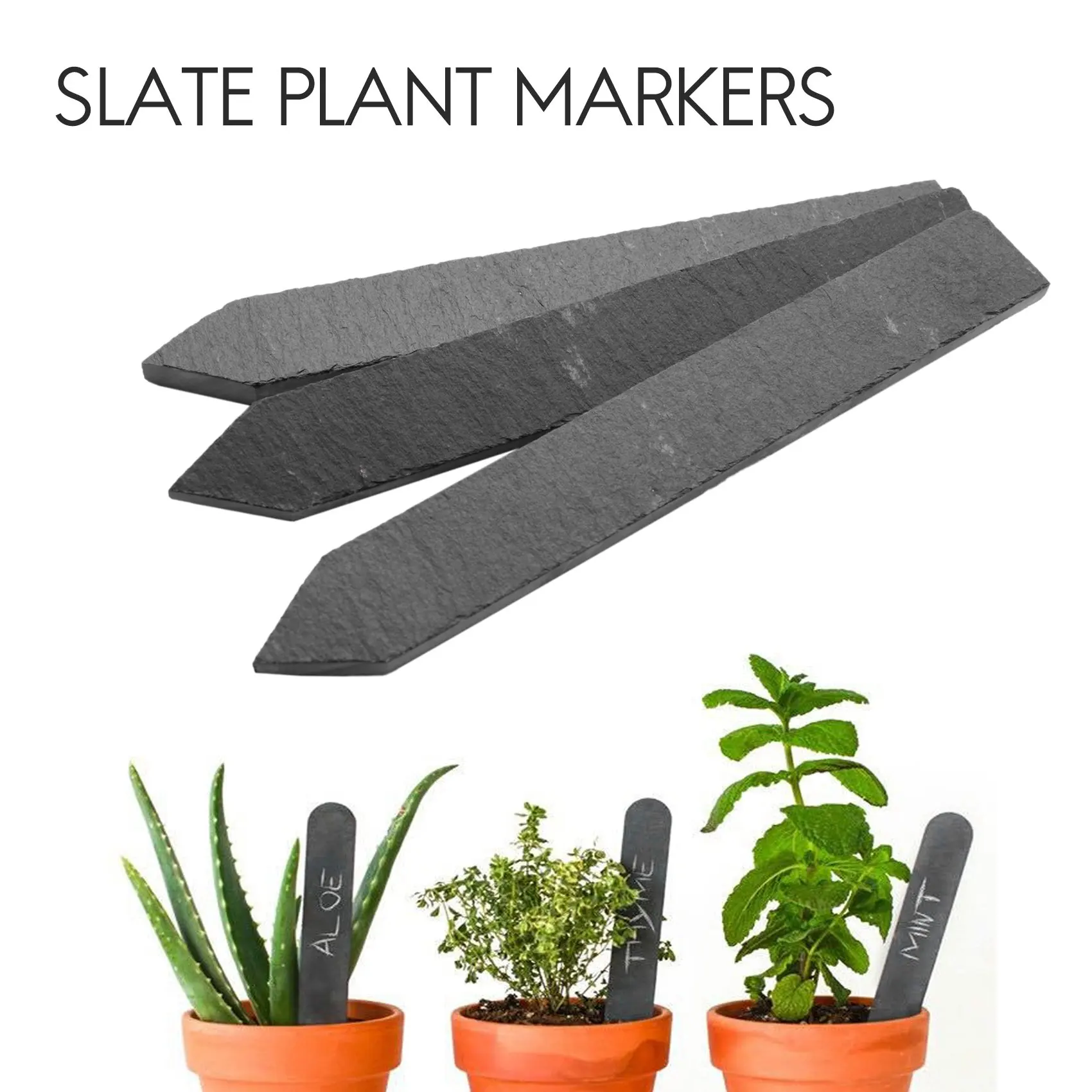 2026 Trend- Plant Label Markers Garden Labels Tags for Vegetable or 15X2cm, 10 Pcs