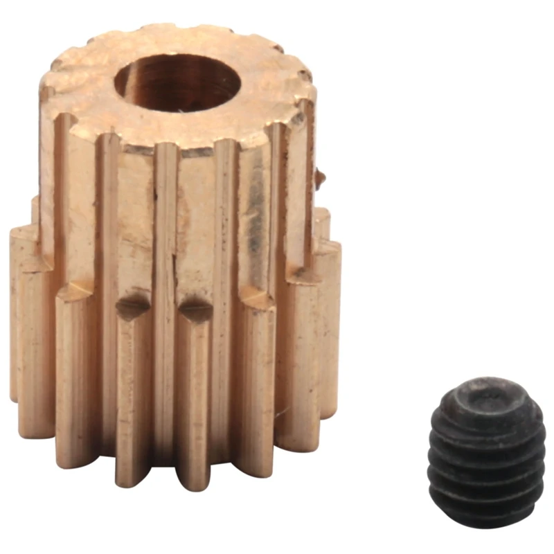 N15R-1PC Modello di Auto 14T Ingranaggio Motore 0.5M Modulo R86044 Pignone In Metallo Per RGT 86100 1:10 RC Auto Accessori