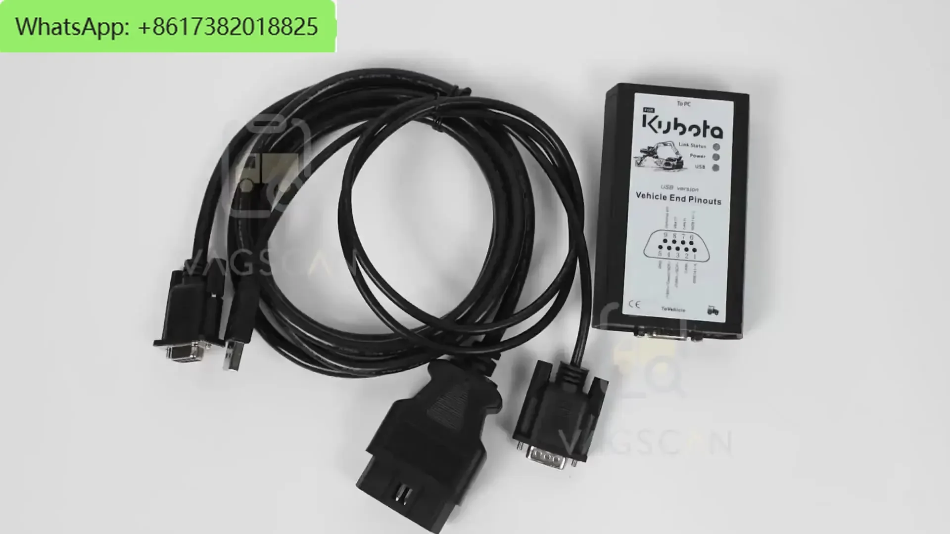 For Kubota no software Diagmaster For Takeuchi Python interface DIAGNOSTIC KIT (PYTHON)