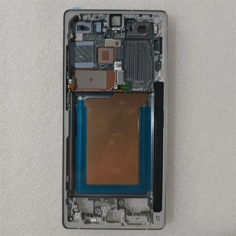 サムスン-galaxy-s25-ultra-s938用ミドルフレームlcdベゼルプレートパネルシャーシ、電話ハウジングメタルlcdフレーム修理部品