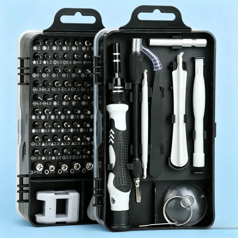 Schraubendreher-Bit-Set, magnetischer Torx-Phillips-Schraubendreher, Steckschlüssel zum Entfernen von Schrauben für die Elektronikreparatur 115B