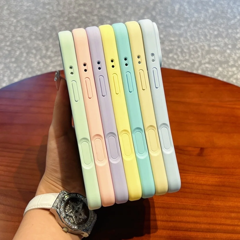 Official Liquid Silicone Case Camera Button Control For iPhone 17 Air 17 Pro Max 16 Plus 17 Candy Color Matte Soft Back Cover - náhled 4