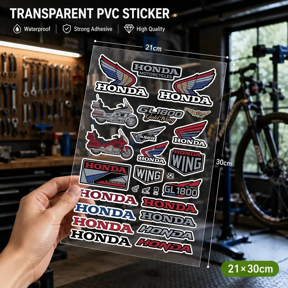 

Honda Gold Wing Japanese Motorcycle Sticker Suitable For Motorcycle Body Reflective Car Sticker Helmet Decal