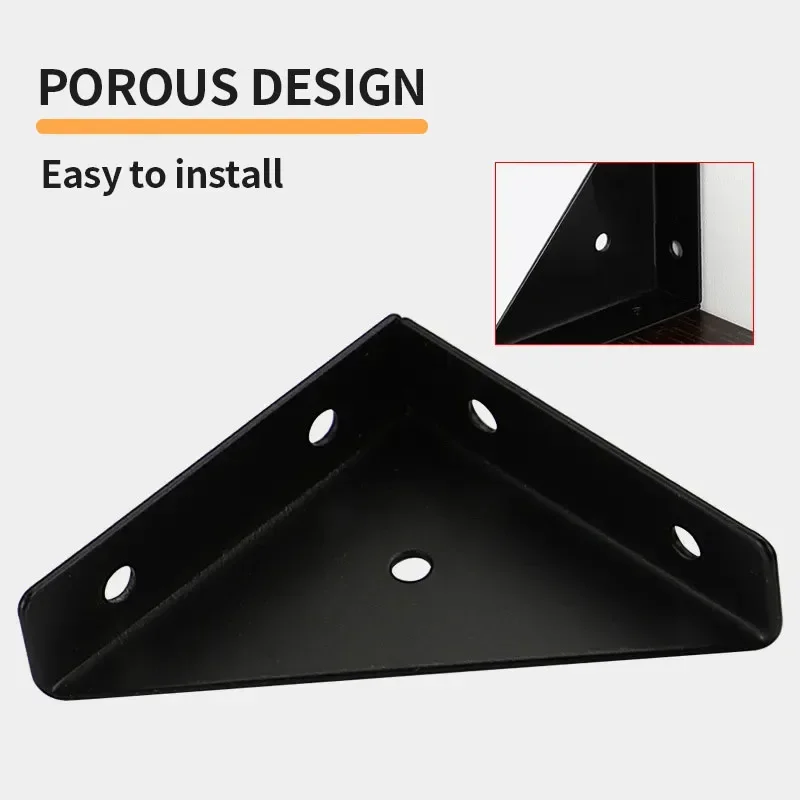 ซ่อมแซมขายึดโค้ดมุมสามเหลี่ยมฉากขวา 12 ชิ้น ใช้สำหรับรองรับและเสริมมุมตู้และเตียง