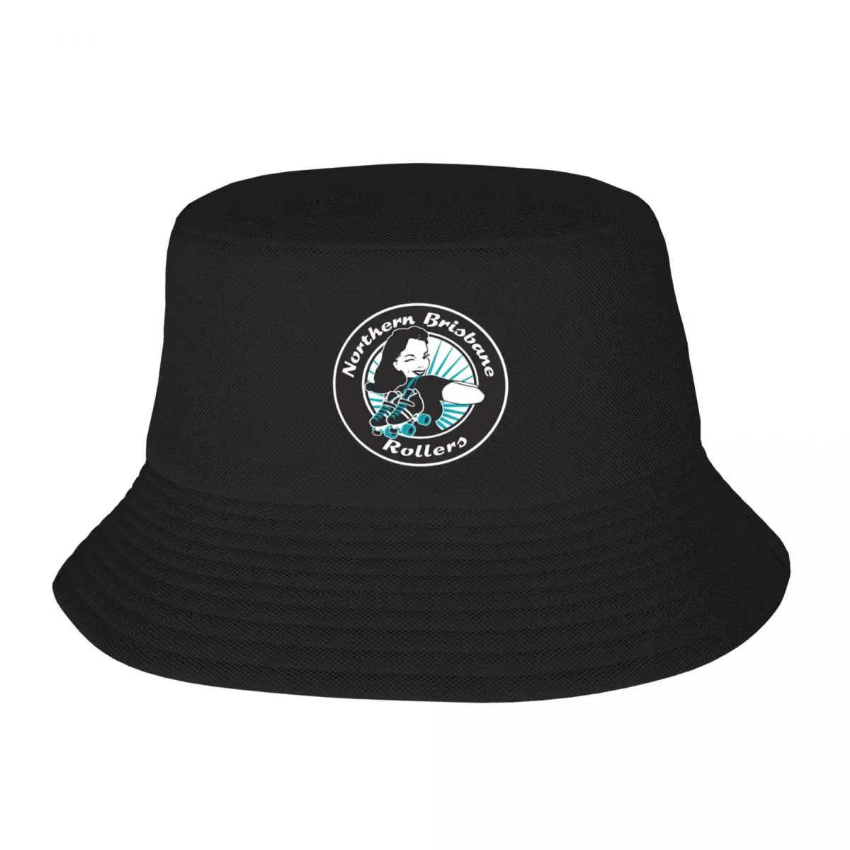 Northern Brisbane Rollers - Teal Logo Bucket Hat Hat Luxury Brand black custom hats Luxury Hat Hat Female Men's