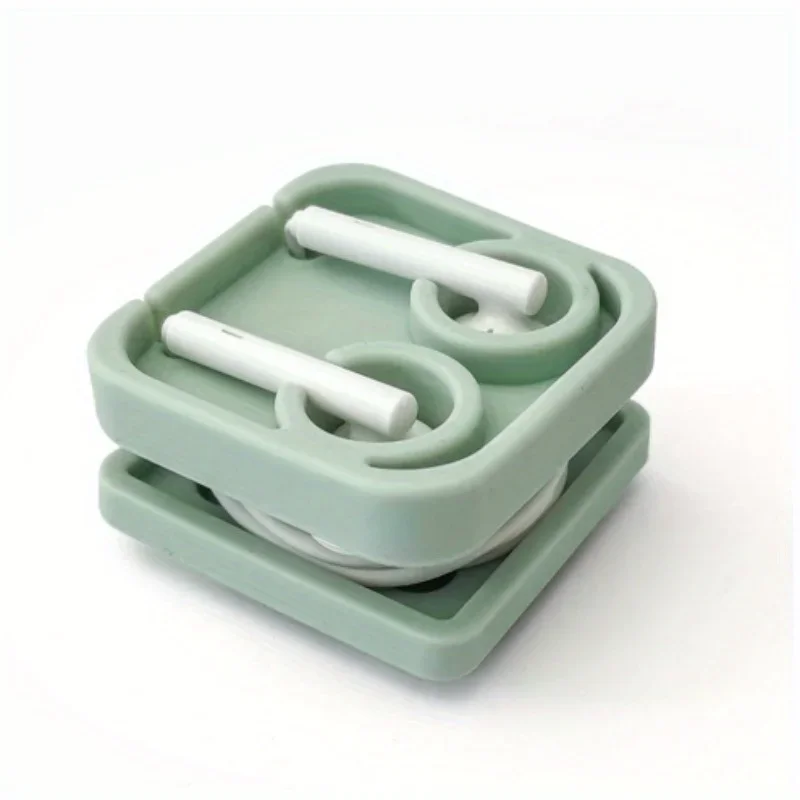 1pc Headphone Cable Organizer - Reusable Silicone Cable Organizer, Earphone Plug Holder, USB Charger Cord Tidy | Compact Storage